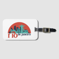 Rio De Janeiro City Skyline Vintage Stadt