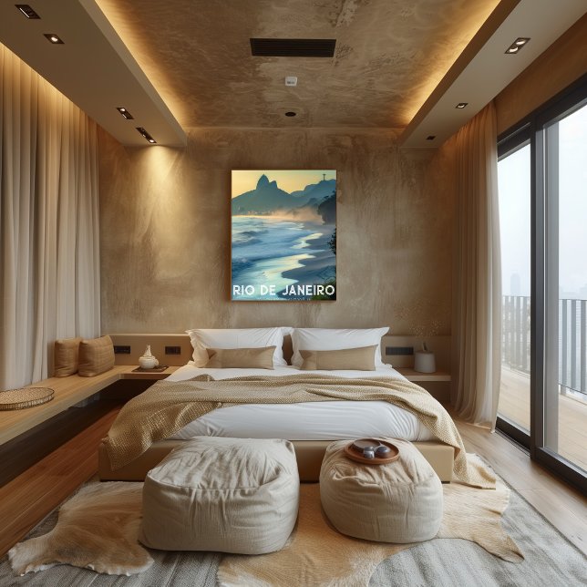 Río de Janeiro: Ciudad Maravillosa Playas Skyline Poster (Von Creator hochgeladen)