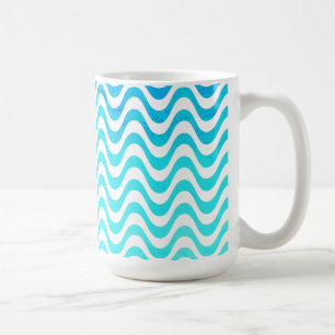 Rio de Janeiro Copacabana Waves Abstrakte Kunst Kaffeetasse