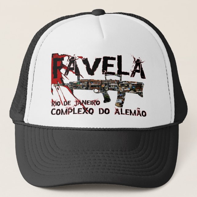 Rio de Janeiro Favela Truckerkappe (Vorderseite)