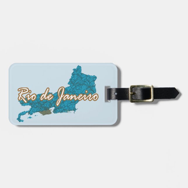 Rio de Janeiro Gepäckanhänger (Vorderseite horizontal)