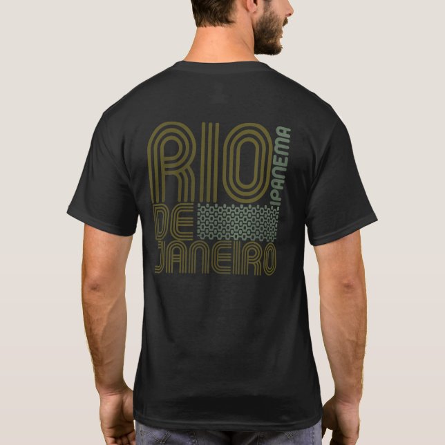 RIO DE JANEIRO Ipanema Brasilien T-Shirt (Rückseite)