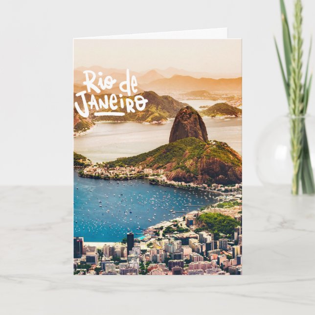 Rio De Janeiro Karte (Vorderseite)