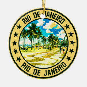 Rio de Janeiro Keramik Ornament