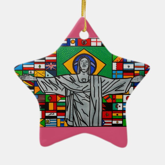Rio de janeiro keramikornament (Hinten)