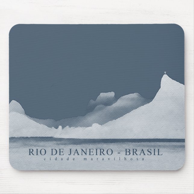 Rio de janeiro Landschaft Mousepad (Vorne)