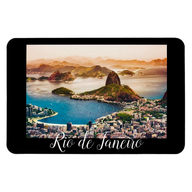 Rio de Janeiro Landschaftlich View Magnet (Horizontal)