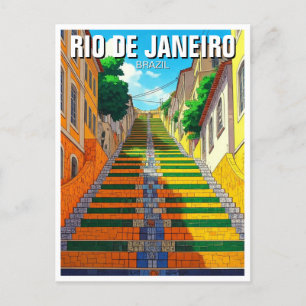 Rio de Janeiro Lapa Brasilien Postkarte