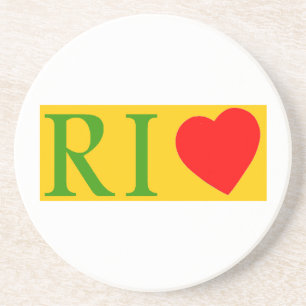 Rio de Janeiro Liebe Sandstein Untersetzer