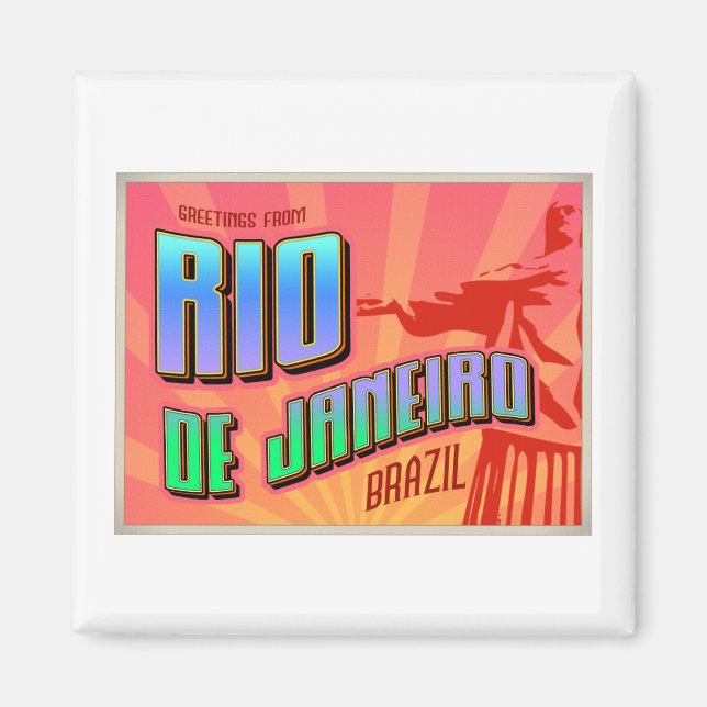 RIO de JANEIRO Magnet (Vorne)
