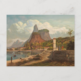 Rio de Janeiro, Mont Corcovado und Botafago Bay Postkarte