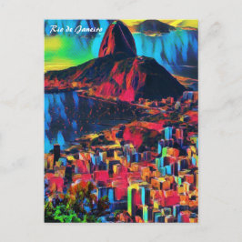Rio de Janeiro, Pão de Açúcar /City View Art Postkarte