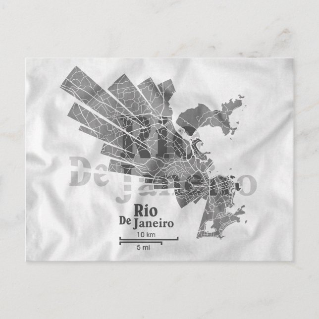 Rio De Janeiro Postcard Postkarte (Vorderseite)