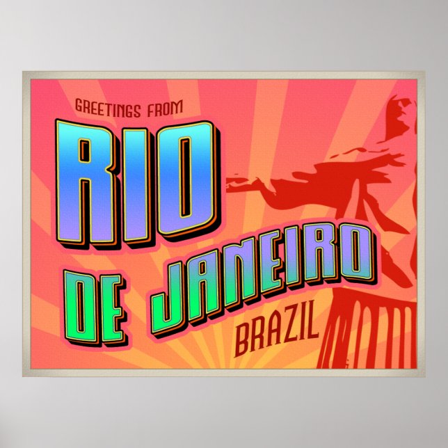 RIO de JANEIRO poster (Vorne)