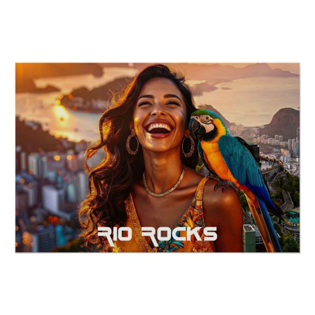 RIO DE JANEIRO POSTER (Vorderseite)