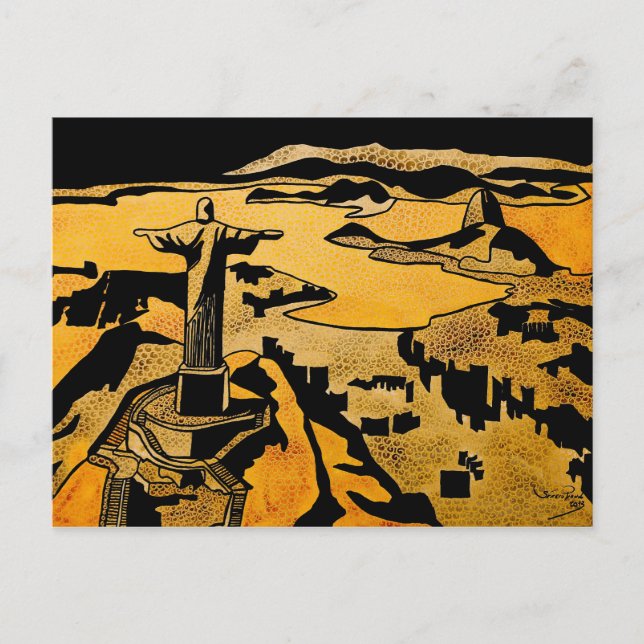 Rio de Janeiro Postkarte (Vorderseite)