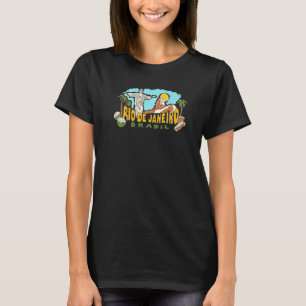 Rio de Janeiro Stadt Brasilien Souvenir für Männer T-Shirt