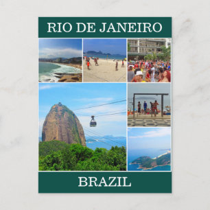 rio de janeiro szenes postkarte
