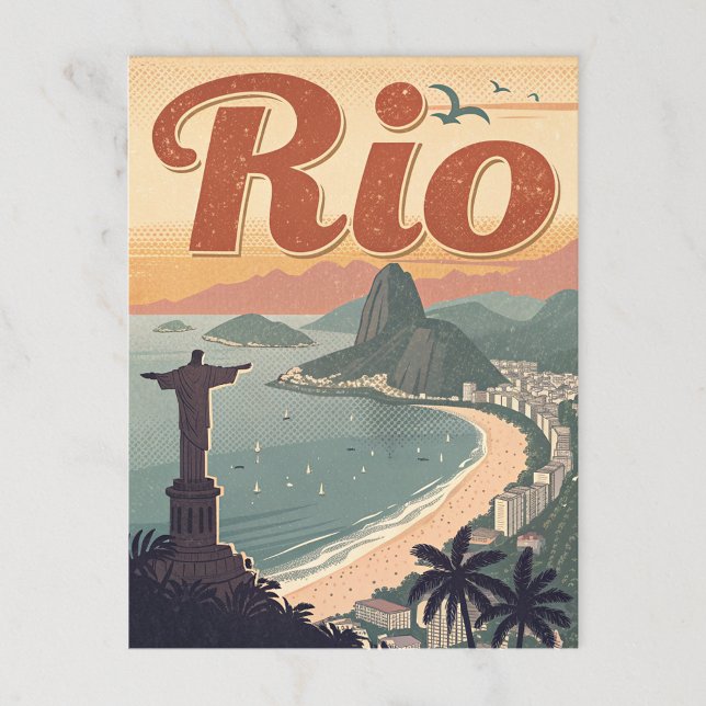 Rio de Janeiro Vibe Postkarte (Von Creator hochgeladen)