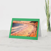 Rio de Janeiro, Vintager Strand von Copacabana, Br