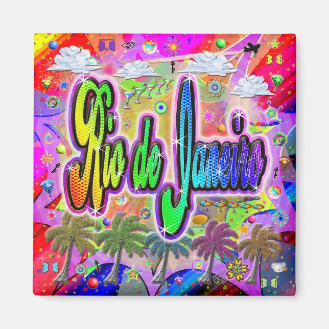 Rio de Janeiro Vista Express Magnet (Vorne)