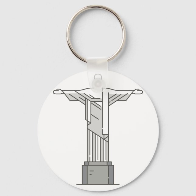 RIO DE JANEIRO World Sehenswürdigkeit Schlüsselanhänger (Vorderseite)