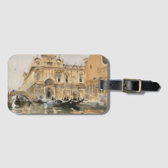 Rio dei Mendicanti, Venedig von John Singer Sargen Gepäckanhänger (Vorderseite (Horizontal))