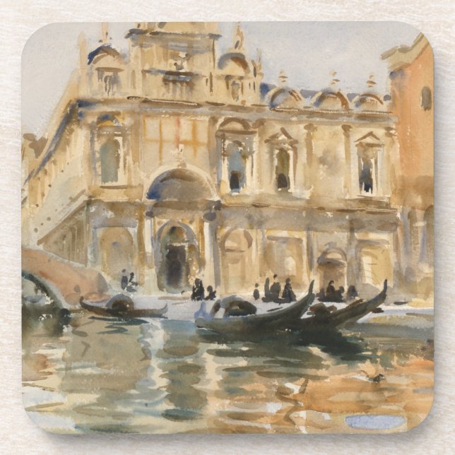 Rio dei Mendicanti, Venedig von John Singer Sargen Getränkeuntersetzer (Vorderseite)