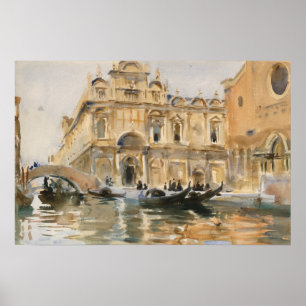 Rio dei Mendicanti, Venedig von John Singer Sargen Poster