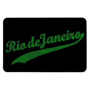 Rio für Schlüssel - grüne Buchstaben Magnet