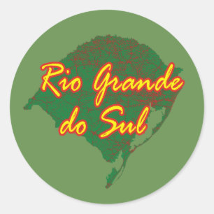 Rio Grande do Sul Runder Aufkleber