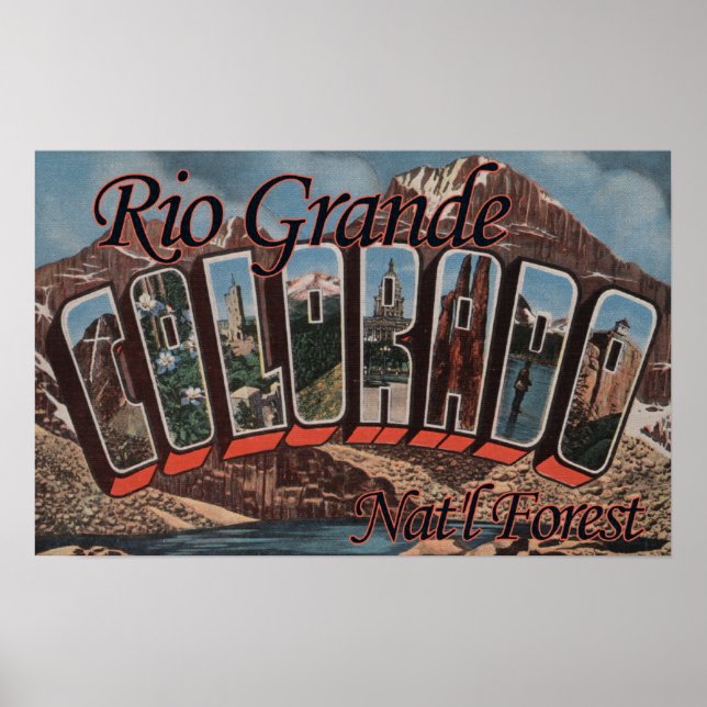 Rio Grande Nat'l Forest, Colorado Poster (Vorne)