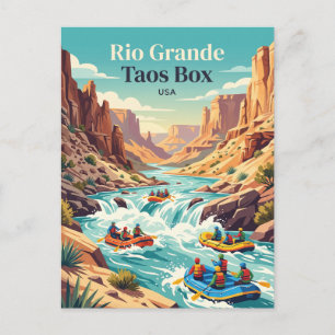 Rio Grande Taos Box USA Postkarte