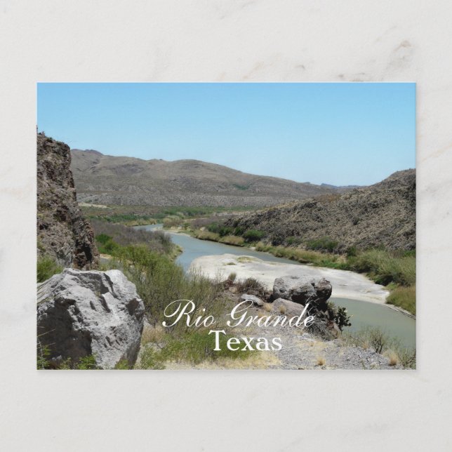 Rio Grande, Texas/Landschaft Postkarte (Vorderseite)