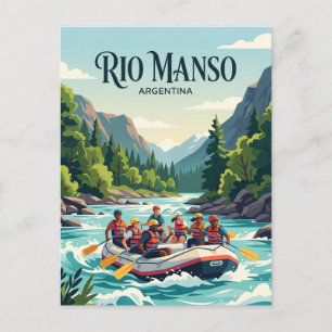 Rio Manso, Argentinien Postkarte