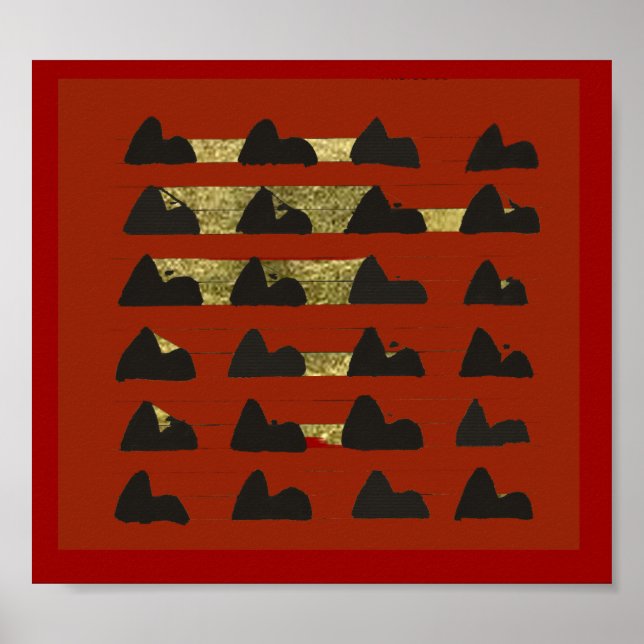 Rio moderne Kunst SugarLoaf Poster (Vorne)