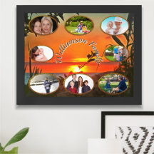 Rio Pitillal Familienfoto-Collage 2009 Kunstprint
