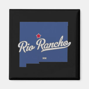 Rio Rancho New Mexico Nm Karte Magnet
