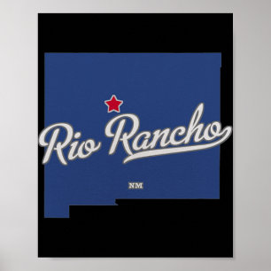 Rio Rancho New Mexico Nm Karte  Poster