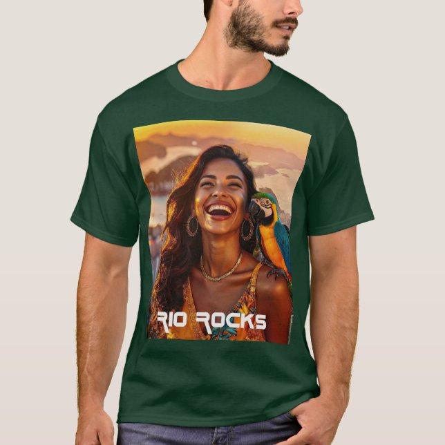 RIO ROCKS - BRAZIL T-Shirt (Vorderseite)