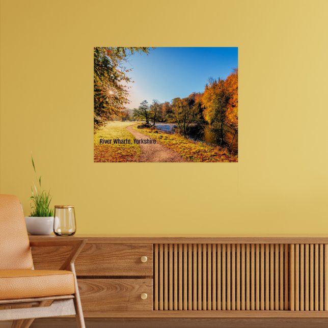 Río Wharfe, Yorkshire Poster (Wohnzimmer 2)