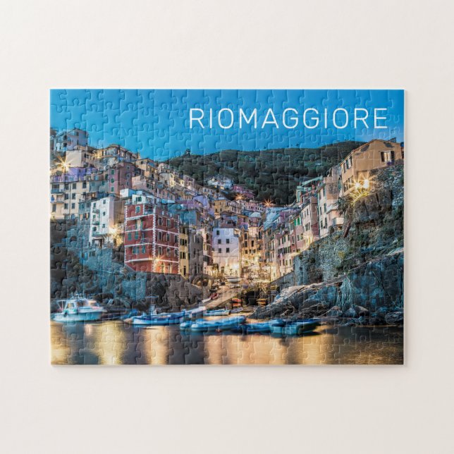 Riomaggiore Cinque Terre La Spezia Italien Panoram (Horizontal)