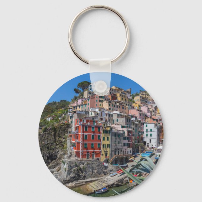 Riomaggiore Cinque Terre Liguria Italy Schlüsselanhänger (Vorderseite)
