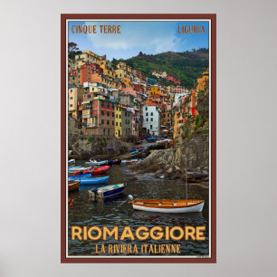 Riomaggiore Harbor Poster