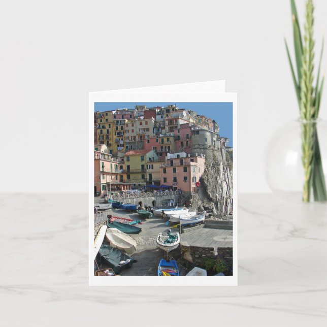 Riomaggiore Italien Karte (Vorderseite)