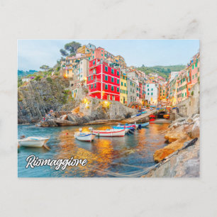 Riomaggiore, Italien Postkarte
