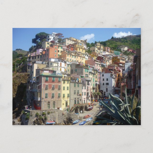 Riomaggiore Postkarte (Vorderseite)