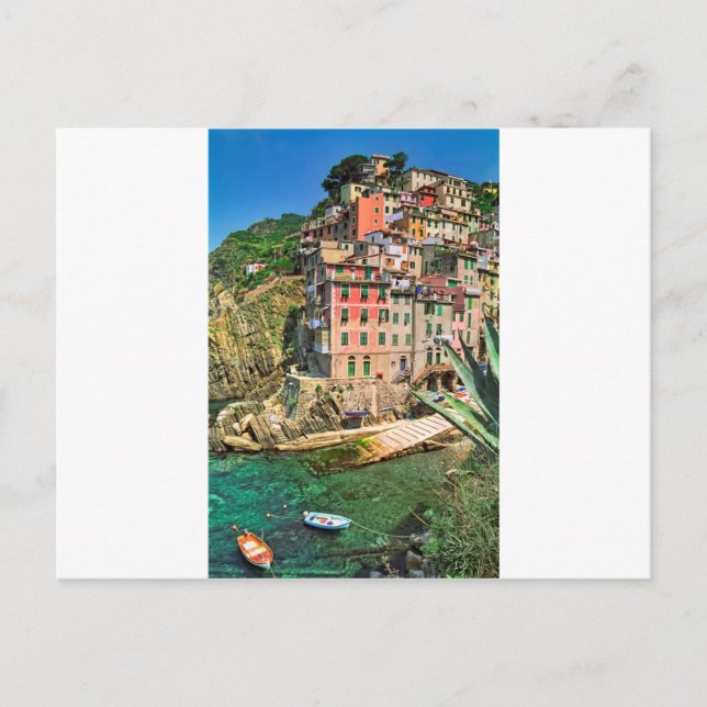Riomaggiore Postkarte (Vorderseite)