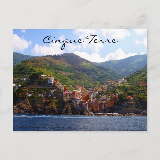 Riomaggiore Postkarte (Vorderseite)