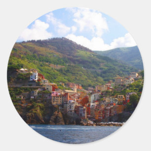 Riomaggiore Runder Aufkleber